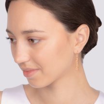 Серьги из красного золота арт. Т130027450 (Т130027450)