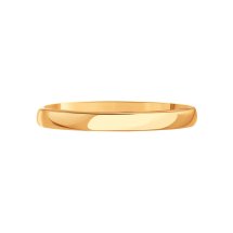 Кольцо обручальное из красного золота, 2.2 мм арт. Т10001009 (Т10001009)