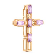 Подвеска с аметистами арт. Т10106776 (Т10106776)