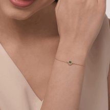 Браслет с изумрудом арт.&nbsp;Т101101143 (Т101101143)