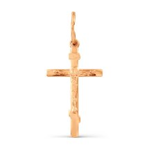 Крестик из красного золота арт. Т10006060 (Т10006060)