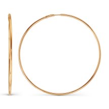 Серьги конго из красного золота, 40 мм арт. Т100021206 (Т100021206)