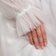 Кольцо обручальное из разных цветов золота, 5 мм арт. Т13061Б529 (Т13061Б529)