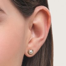 Серьги с жемчугом арт. Т10802Б022 (Т10802Б022)