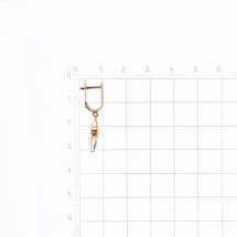 Серьги с фианитами арт. Т10262Б124 (Т10262Б124)