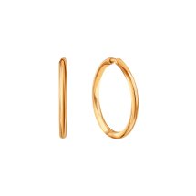 Серьги конго из красного золота, 10 мм арт. Т100021200 (Т100021200)