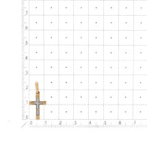 Крестик из красного золота арт.&nbsp;Т13006308 (Т13006308)