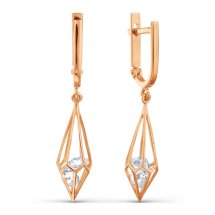 Серьги с фианитами (Т107028904)