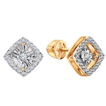 Серьги с бриллиантами арт. Т14562В399 (Т14562В399)