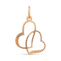 Подвеска из красного золота арт.&nbsp;Т100032912 (Т100032912)