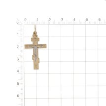 Крестик из красного золота арт.&nbsp;Т13006095 (Т13006095)