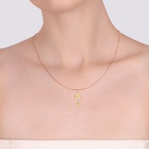 Крестик из красного золота арт.&nbsp;Т13086390 (Т13086390)