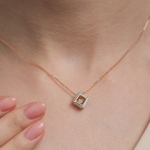 Колье с бриллиантами арт.&nbsp;Т145112182 (Т145112182)