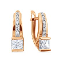 Серьги с фианитами арт. Т142029739 (Т142029739)