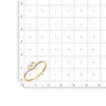 Кольцо с фианитами арт. Т14201А052 (Т14201А052)