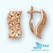 Серьги из красного золота арт.&nbsp;Т10062726 (Т10062726)