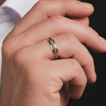 Кольцо обручальное из разных цветов золота, 5 мм арт.&nbsp;Т13061Б529 (Т13061Б529)