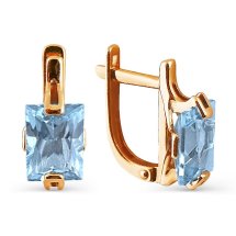 Серьги с топазами (Т101024568)