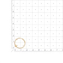 Серьги конго из красного золота, 15 мм арт. Т100022320 (Т100022320)