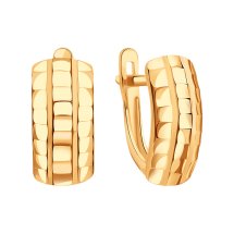 Серьги из красного золота арт.&nbsp;Т100629741 (Т100629741)