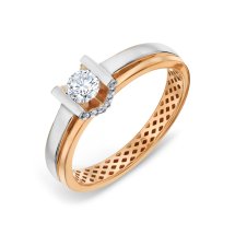 Кольцо с фианитами арт. Т14201Б204 (Т14201Б204)