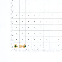 Серьги с изумрудами (Т10102В282)