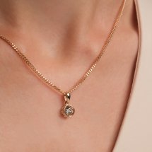 Подвеска с бриллиантом арт.&nbsp;Т145634934 (Т145634934)