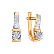 Серьги с бриллиантами арт.&nbsp;Т13662В341 (Т13662В341)