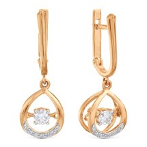 Серьги с бриллиантами арт.&nbsp;Т141027059 (Т141027059)