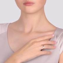 Кольцо обручальное из разных цветов золота, 4 мм арт. Т130619021 (Т130619021)