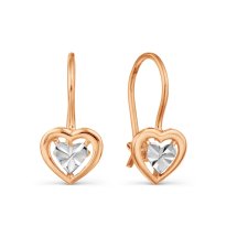 Серьги из красного золота (Т140629014)