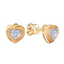 Серьги с фианитами арт. Т14202В290 (Т14202В290)