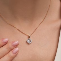 Подвеска с бриллиантами арт. Т145634971 (Т145634971)