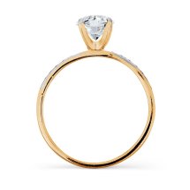 Кольцо с фианитами (Т147016525)