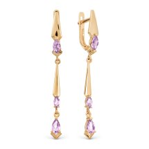 Серьги с аметистами (Т101029746)