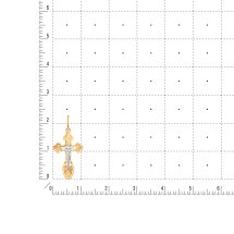 Крестик из красного золота арт.&nbsp;Т13086390 (Т13086390)