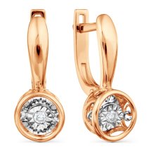 Серьги с бриллиантами арт.&nbsp;Т145628726 (Т145628726)