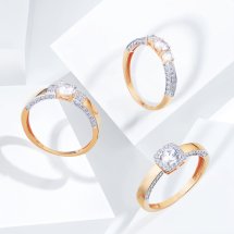 Кольцо с фианитами арт.&nbsp;Т142018891 (Т142018891)