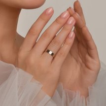 Кольцо обручальное из разных цветов золота, 4.5 мм арт. Т130013803 (Т130013803)