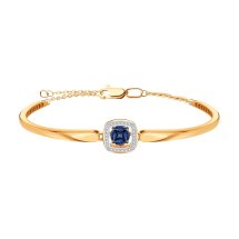 Браслет с сапфирами и бриллиантами арт.&nbsp;Т146101318 (Т146101318)