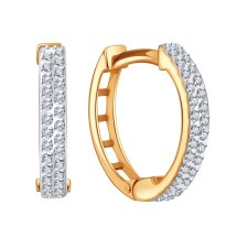 Серьги с бриллиантами арт. Т14102Г084 (Т14102Г084)