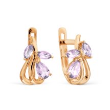 Серьги с аметистами (Т101029570)