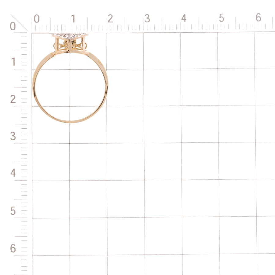 Кольцо с сапфиром и бриллиантами (арт. Т146017909)