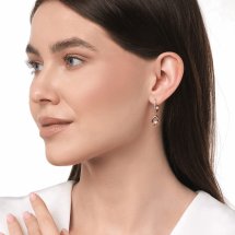 Серьги с бриллиантами арт.&nbsp;Т141027063 (Т141027063)