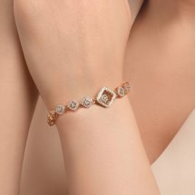 Браслет с бриллиантами арт. Т146601219 (Т146601219)