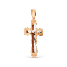 Крестик из красного золота арт. Т13006708 (Т13006708)