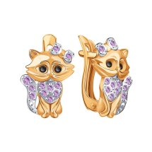 Серьги с фианитами арт.&nbsp;Т147029954 (Т147029954)