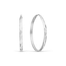 Серьги конго из серебра (Т740621423)