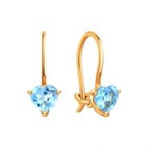Серьги с топазами арт. Т101028246 (Т101028246)