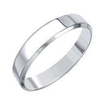 Кольцо обручальное из белого золота, 3 мм арт.&nbsp;Т300011470 (Т300011470)